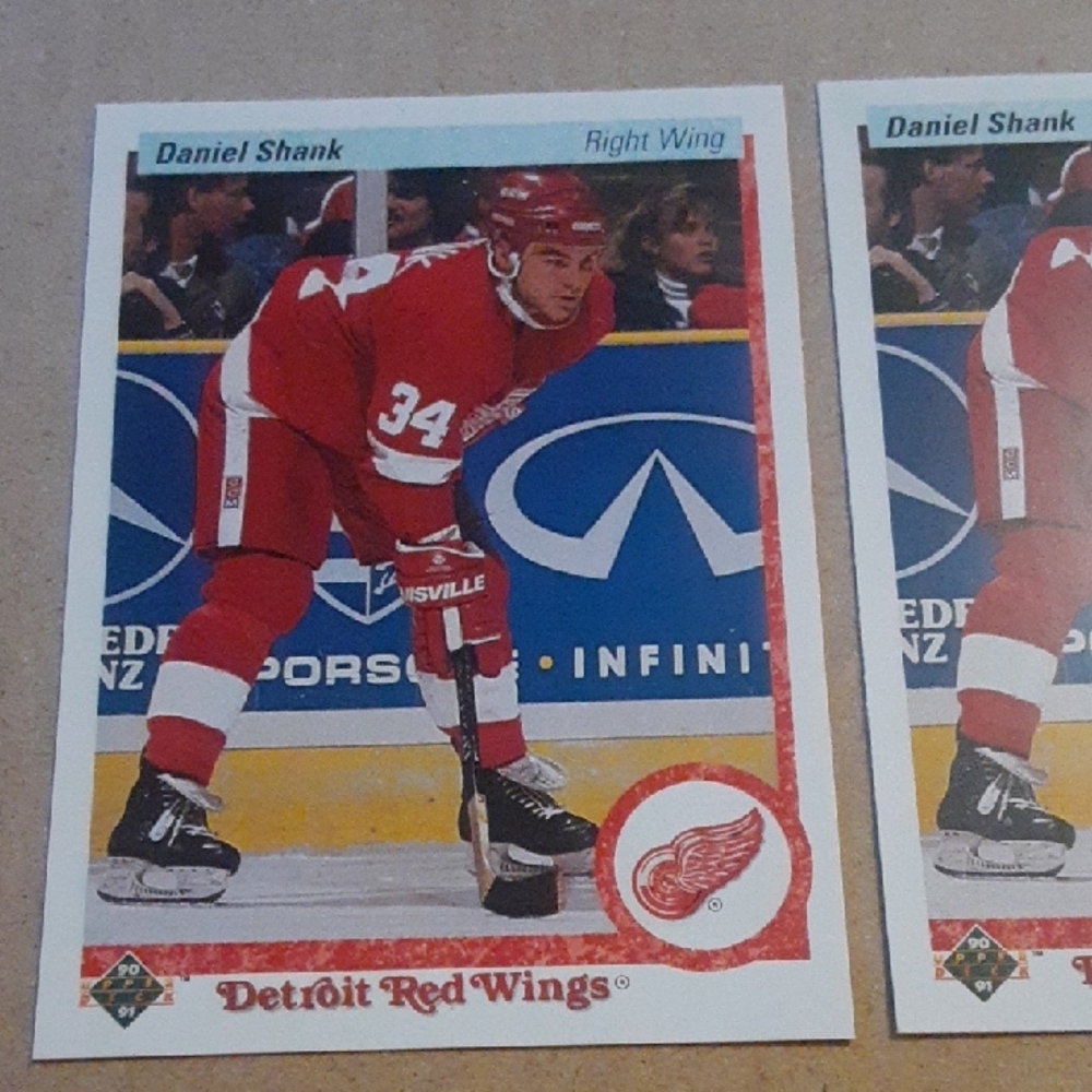 Detroit Red Wings NHL Hockey Rookie Trading Cards